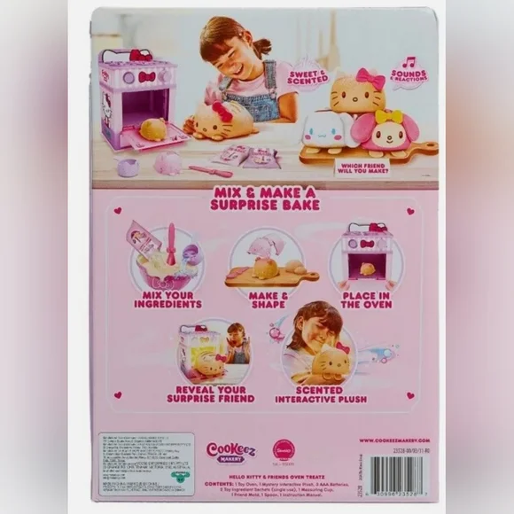 Cookeez Makery Hello Kitty and Friends Oven Scented  Plush HK NEW - Picture 2 of 4